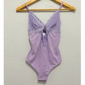 NWT Cosabella Sweet Treats Teddy Purple Coquette Lingerie Modal Lace